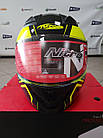 Мотошолом, шолом NITRO N2400 Yellow/Black, фото 4