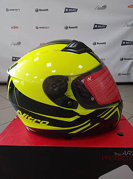 Мотошолом, шолом NITRO N2400 Yellow/Black