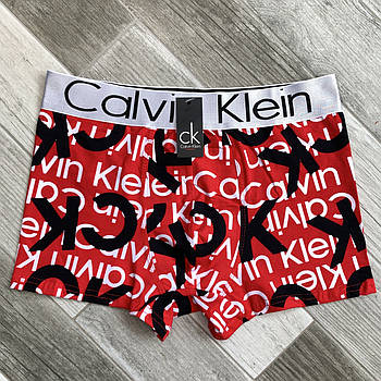 Труси чоловічі боксери бавовна Calvin Klein 08, червоні, розмір L (46-48), 09172