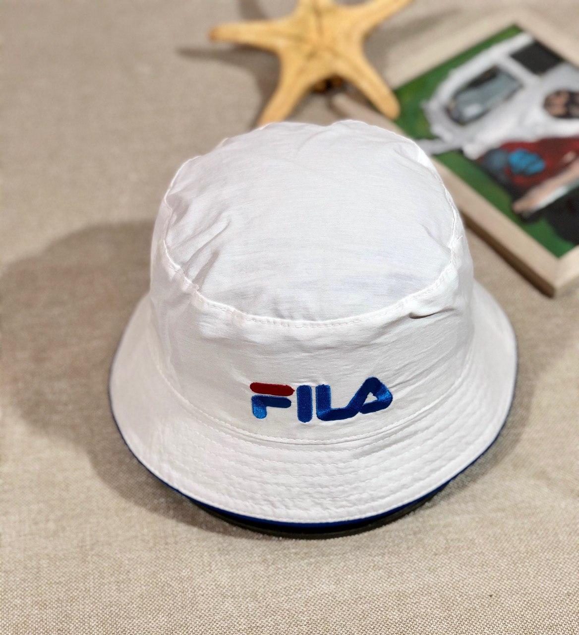 Стильна панамка для хлопчика підлітка з логотипом Fila р. 54-56