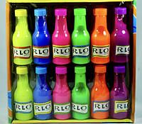 Слайм, лизун, набор разноцветный "Бутылка" 10х4 см, игрушка детская антистресс, набор 24 шт
