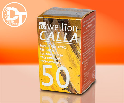 Тест-смужки Велліон Калла (Wellion Calla) — 50 шт.