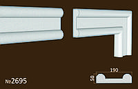 Фасадное обрамление из пенопласта. Молдинги на фасад 190*50 мм