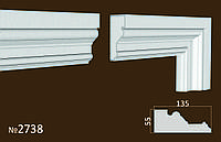 Фасадное обрамление из пенопласта. Молдинги на фасад 135*55 мм