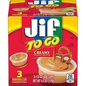 Арахісове масло JIF Creamy To Go Creamy 3 pack
