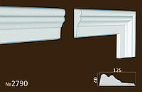 Фасадное обрамление из пенопласта. Молдинги на фасад 125*40 мм
