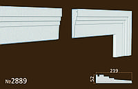 Фасадное обрамление из пенопласта. Молдинги на фасад 219*52 мм