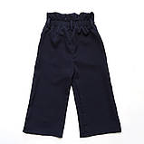 Штани кюлоти для дівчинки SmileTime Culottes, сині, фото 2