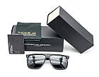 Сонцезахисні окуляри Porsche Design Flat чорні (polarized), фото 5