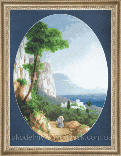 Набір для вишивки хрестиком Чарівна Мить М-137 "Кримські гори", фото 1