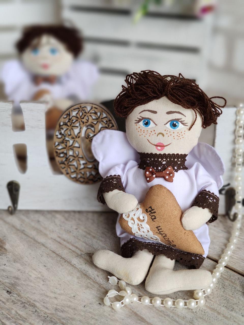 Янголятко "Веснянка", лялька-ангел ручної роботи, h-22cm 150 грн, фото 1