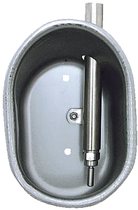 Поїлка овальна, з нержавіючої сталі, для поросят AGR-W