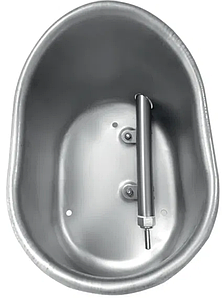 Поїлка овальна, з нержавіючої сталі, для свиноматок AGR-M