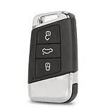 Корпус смарт ключа Volkswagen Golf 7 Skoda Octavia A7, фото 2