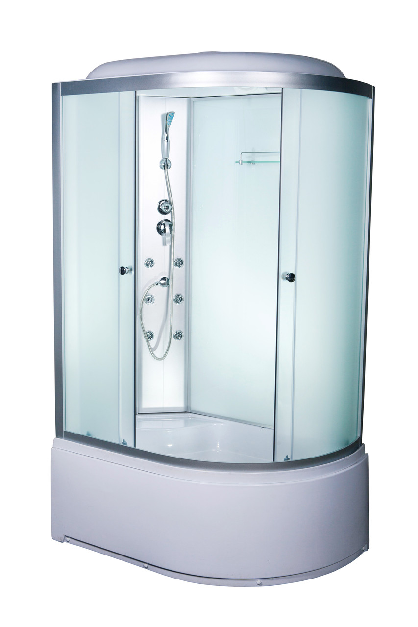 Душовий бокс VIVIA 81 L W RC 120x80x215 глибокий піддон, фото 1