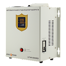 Стабілізатор напруги LP-W-5000RD білий 3000 Вт Стабілізатор для насоса свердловини Настінний Навісний, фото 3