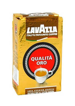 Кофе LAVAZZA Qualita Oro 250гр 100% арабика. Мелений