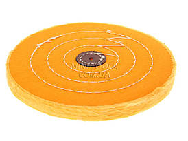 Круг полірувальний муслиновый (жовтий) 8"x50 (200 мм)