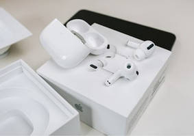 Бездротові Навушники Apple AirPods Pro Wireless Charging Bleutooth Гарнітура Жовтий