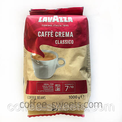 Зерновий кави Lavazza Caffe Crema Classico 1kg, фото 2