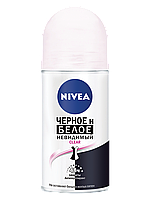 Nivea Шариковый дезодорант-антиперспирант черное белое невидимый Clear нивея дезодорант женский жіночій нівея