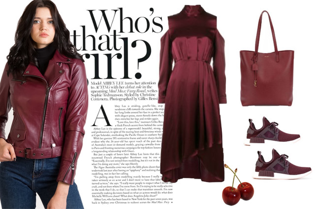 монохром бордові шкіряні куртки