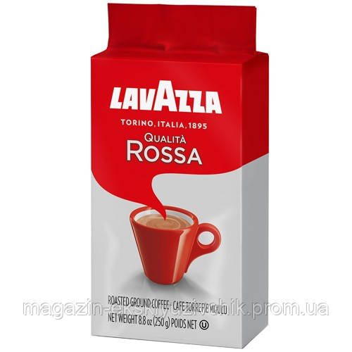 Кава Lavazza "Rossa" (Роса) 250 грамів