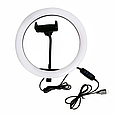 Кільцева LED лампа RING FILL LIGHT LC-330 діаметр 33см, живлення usb, Кільцева селфи лампа, фото 7