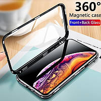 Магнитный чехол со стеклянной передней и задней панелью для Iphone 6/6s (MQ3D2) - Case&Glass
