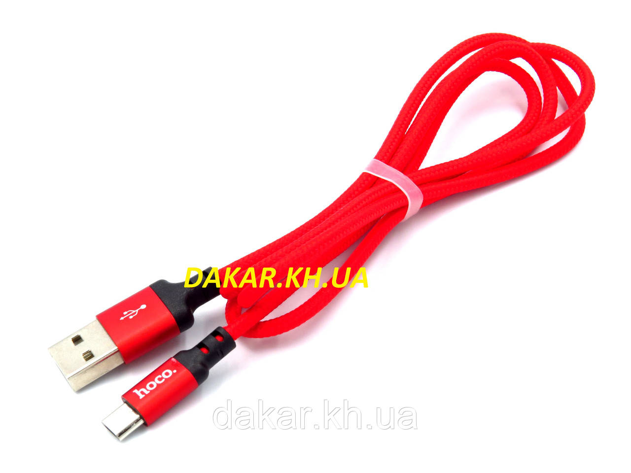 USB кабель Hoco X14 micro USB red 1м
