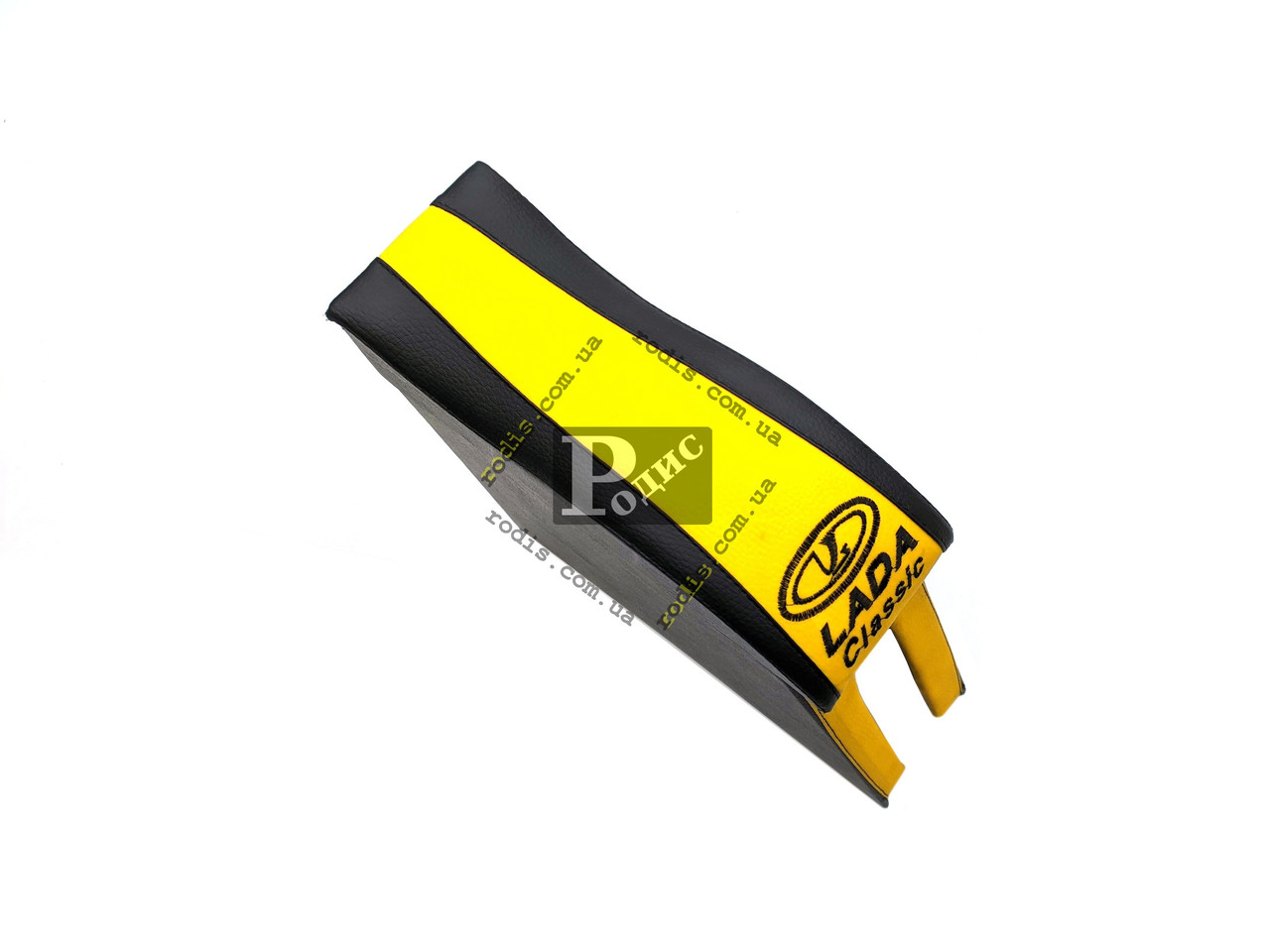 Підлокітник ВАЗ 2101, 2102, 2103, 2106 (жовтий) (хвиля) (АвтоЕлемент" — Підлокітник Lada Classic, фото 1