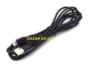 USB кабель Hoco X20 black Lightning 2м