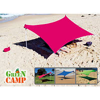 Тент пляжний GreenCamp 1046 з "якорними сумками"