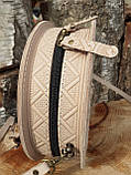 Шкіряна сумка "Елегантність" ручна робота., фото 6