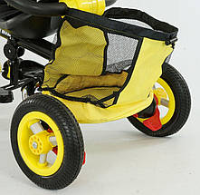 128 модний Дитячий триколісний велосипед з надувними колесами, фото 2