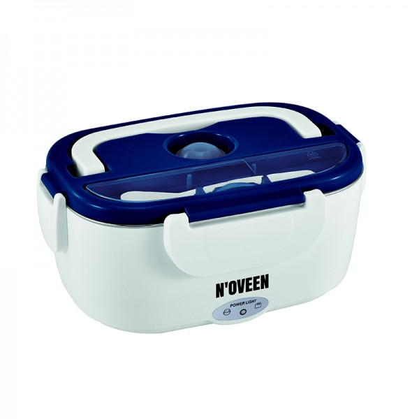 Ланч-бокс з підігрівом від 230В та 12В з термосумкою Noveen LB430 Blue