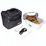 Ланч-бокс з підігрівом від 230В та 12В з термосумкою Noveen LB420 Mint, фото 2