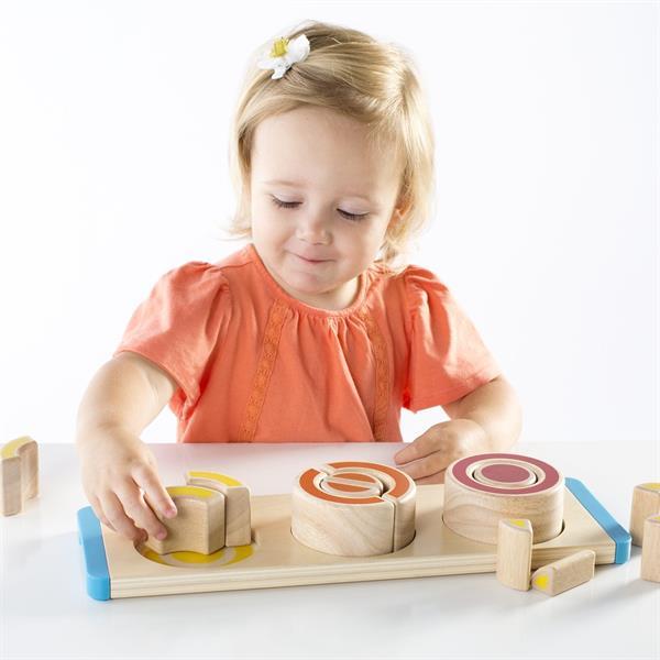 Пазл Guidecraft Manipulatives Круги та сегменти (G6746)