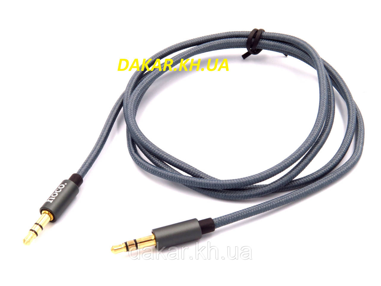 AUX кабель Hoco UPA 03 black 3,5 мм 1 м, фото 1