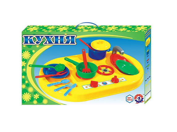1912 Детский игровой набор Кухня пластик Технок, фото 2