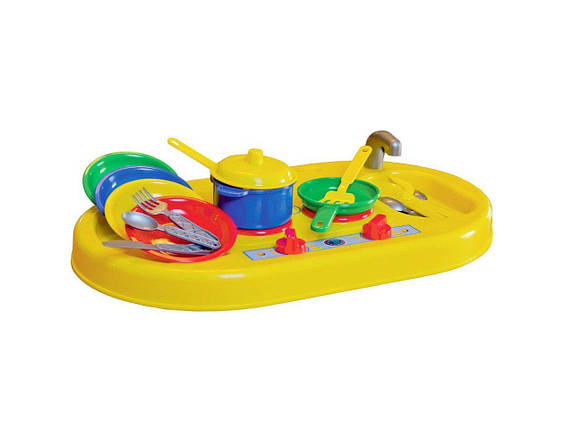 1912 Детский игровой набор Кухня пластик Технок, фото 3