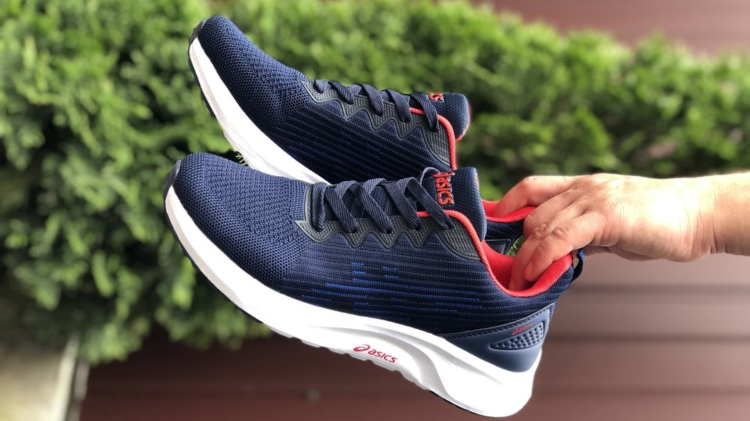 Літні чоловічі кросівки Asics S600 сині сітківі в стилі Асікс