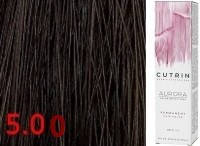 Cutrin Aurora Permanent Color - Аммиачная краска для волос 5.00 NEW Интенсивный светло коричневый, 60 мл