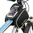 Велосипедна сумка B-Soul велосумка на раму зелена, фото 9