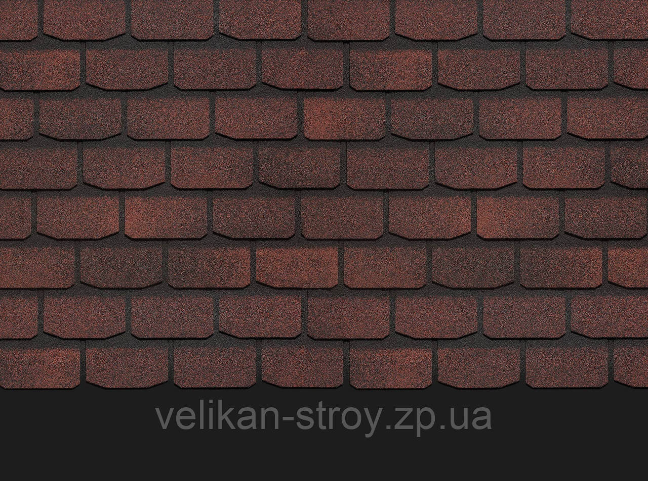 Бітумова черепиця Docke Pie Женова Серія Premium Чилі
