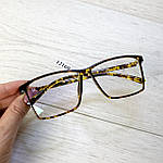 Іміджеві окуляри в трендовій оправі (антиблік), фото 5