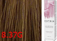 Cutrin Aurora Permanent Color - Аммиачная краска для волос 8.37G Светло-золотое дерево, 60 мл