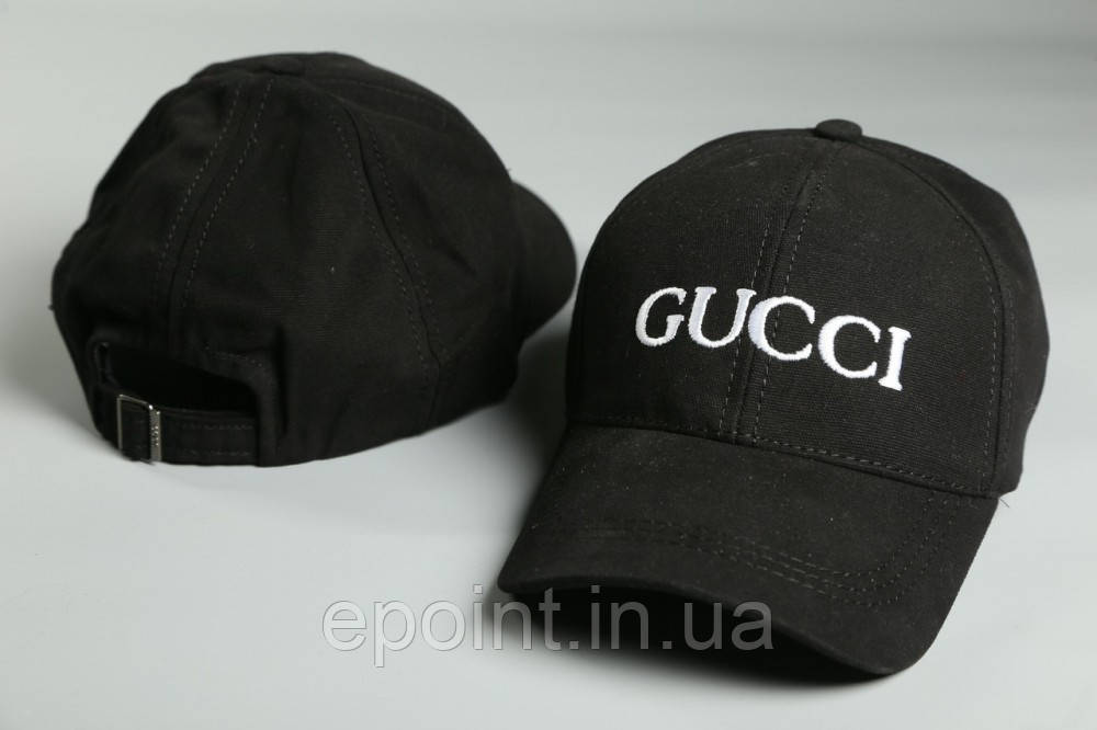 Кепка Gucci чорний, фото 1
