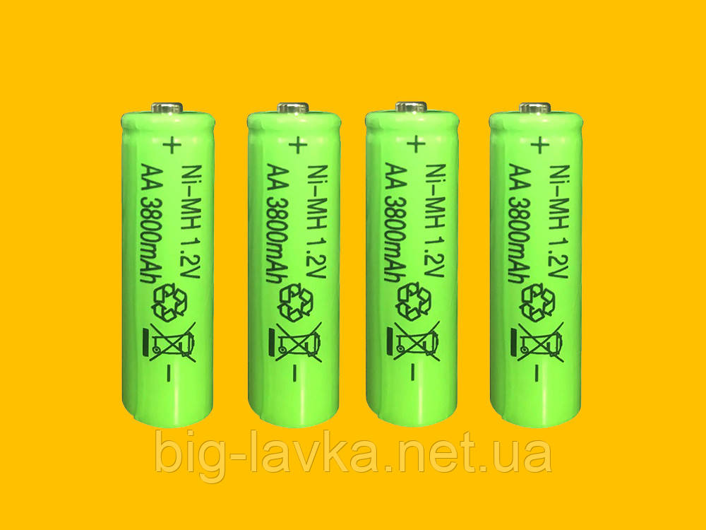 Акумулятор Ni-MH 1.2V 3800mAh 1 шт, фото 1