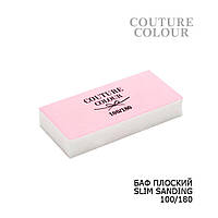 Баф брусок бело-розовый Couture Colour, 100/180 grit